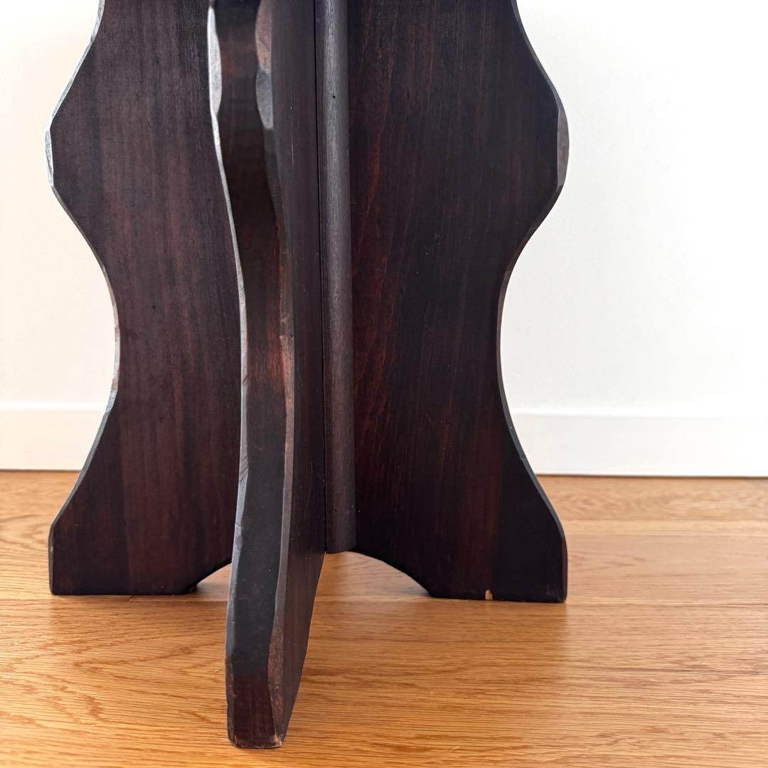 ヴィンテージ　サイドテーブル ダークブラウン