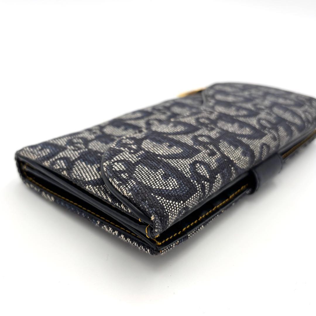極美品✨Dior トロッター サドル オブリーク 財布