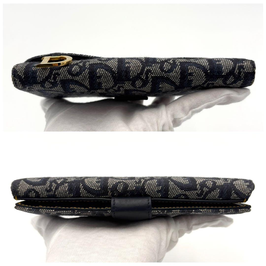 極美品✨Dior トロッター サドル オブリーク 財布