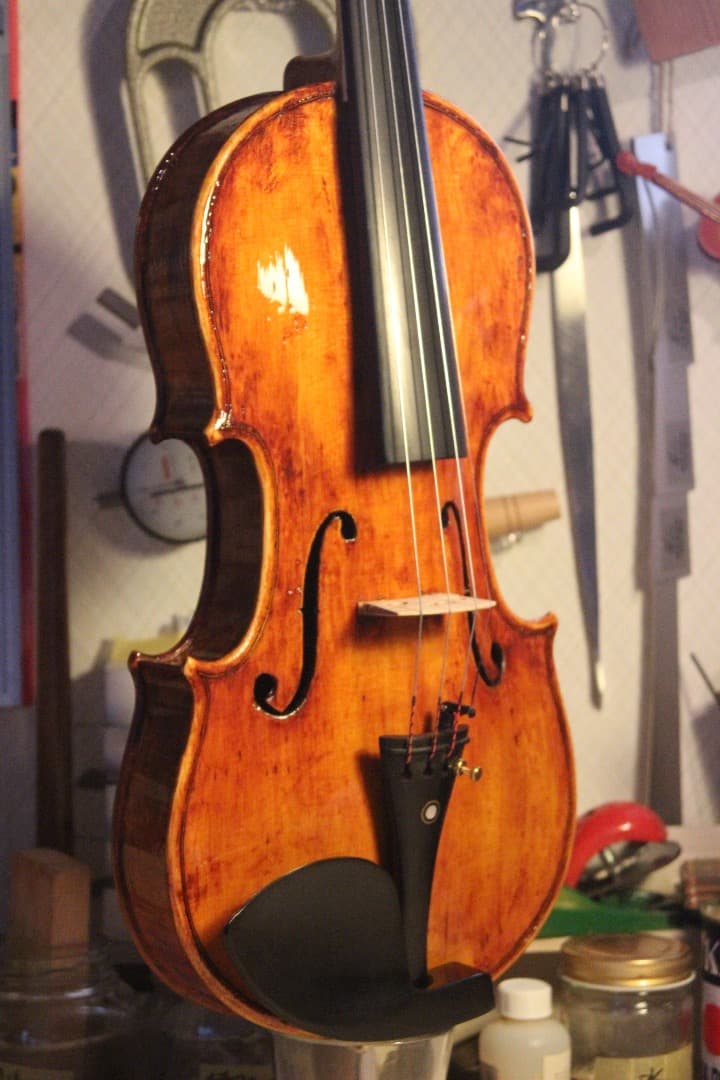【12/30更新.製作楽器①】バイオリン(ガダニーニモデル) 4/4 2025