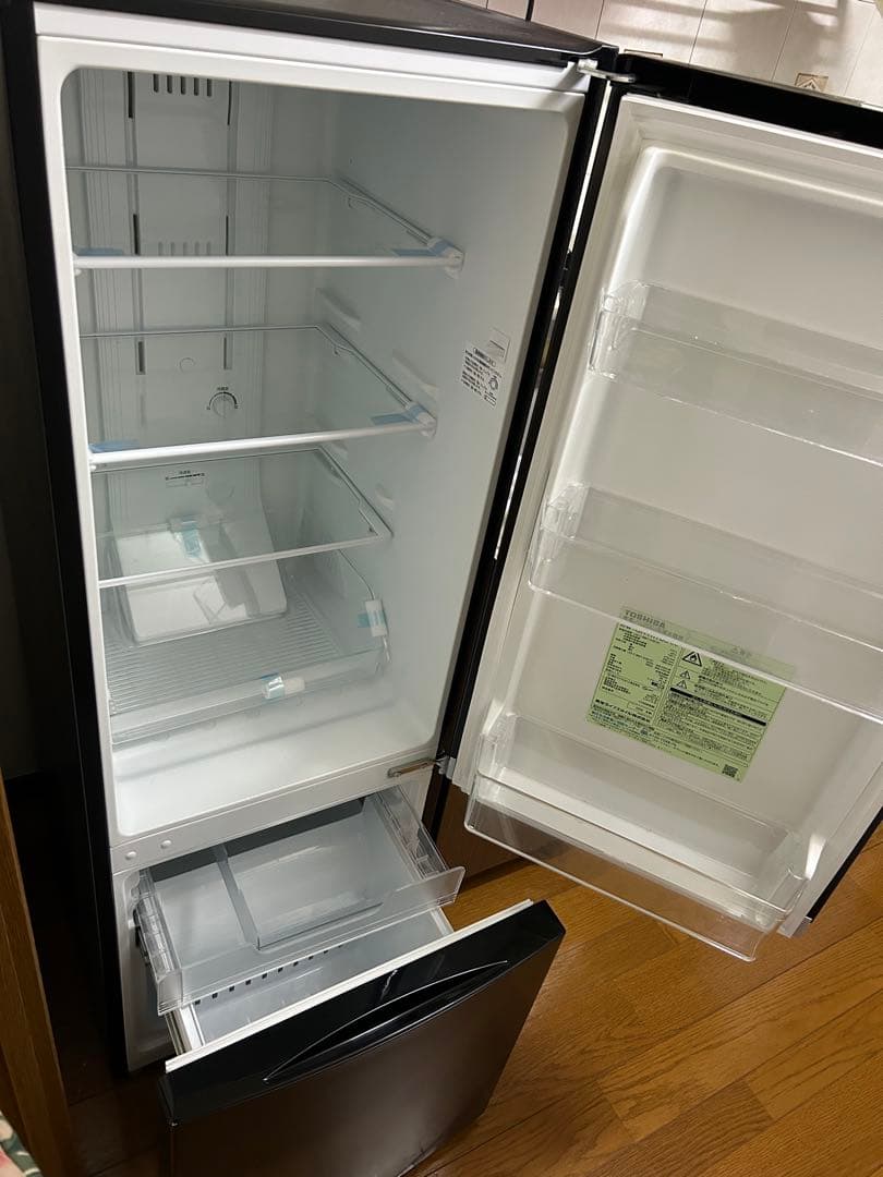 かっくん）TOSHIBA GR-R17BS(K) 冷蔵庫 172L 2ドア