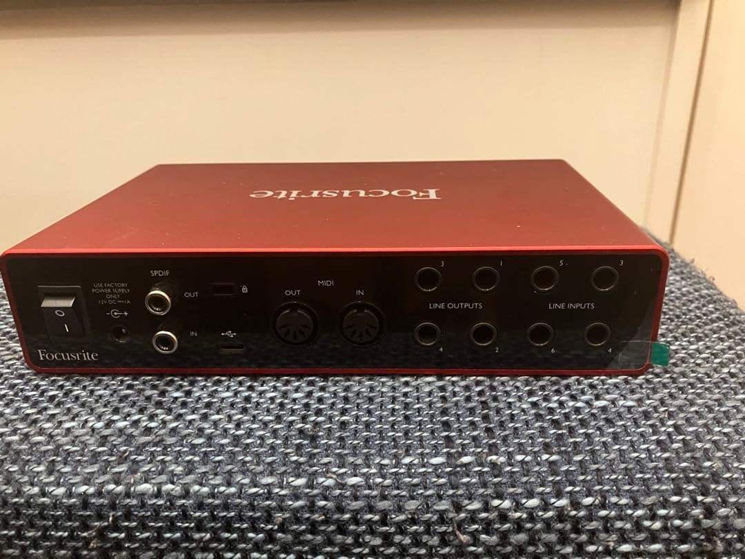 Focusrite Scarlett 8i6 3rd Gen 未使用品