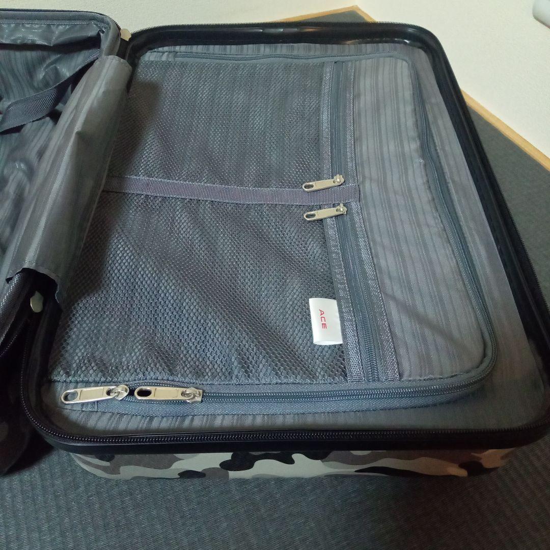 ACE エース キャリーバッグ 迷彩 4輪 TSAロック 機内持ち込みサイズ