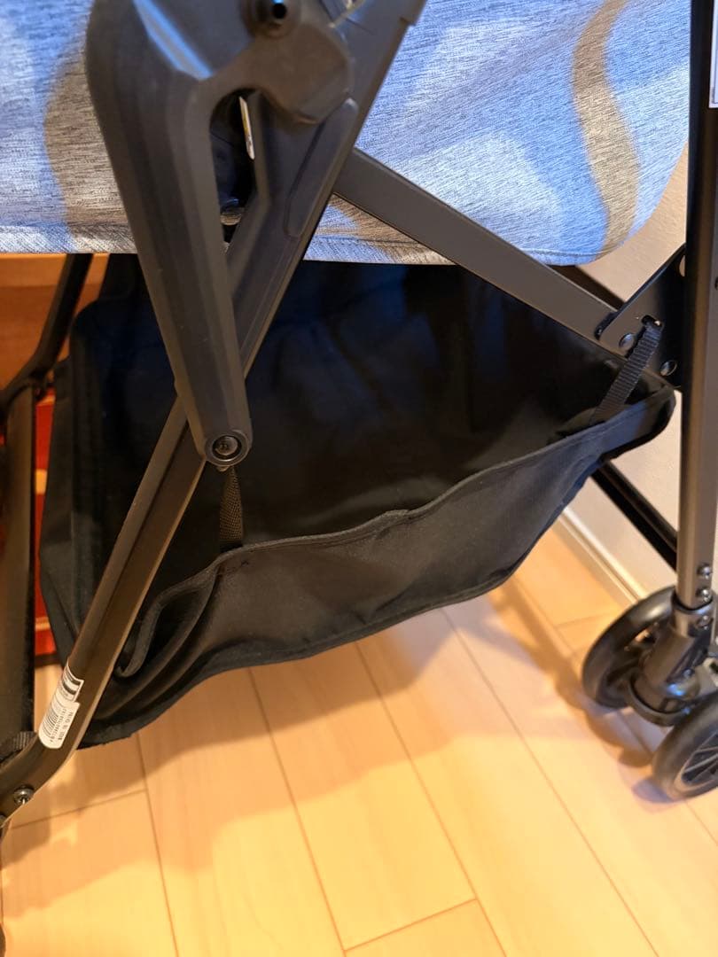 ペットカート miliclan lite ライトグレー　2匹用