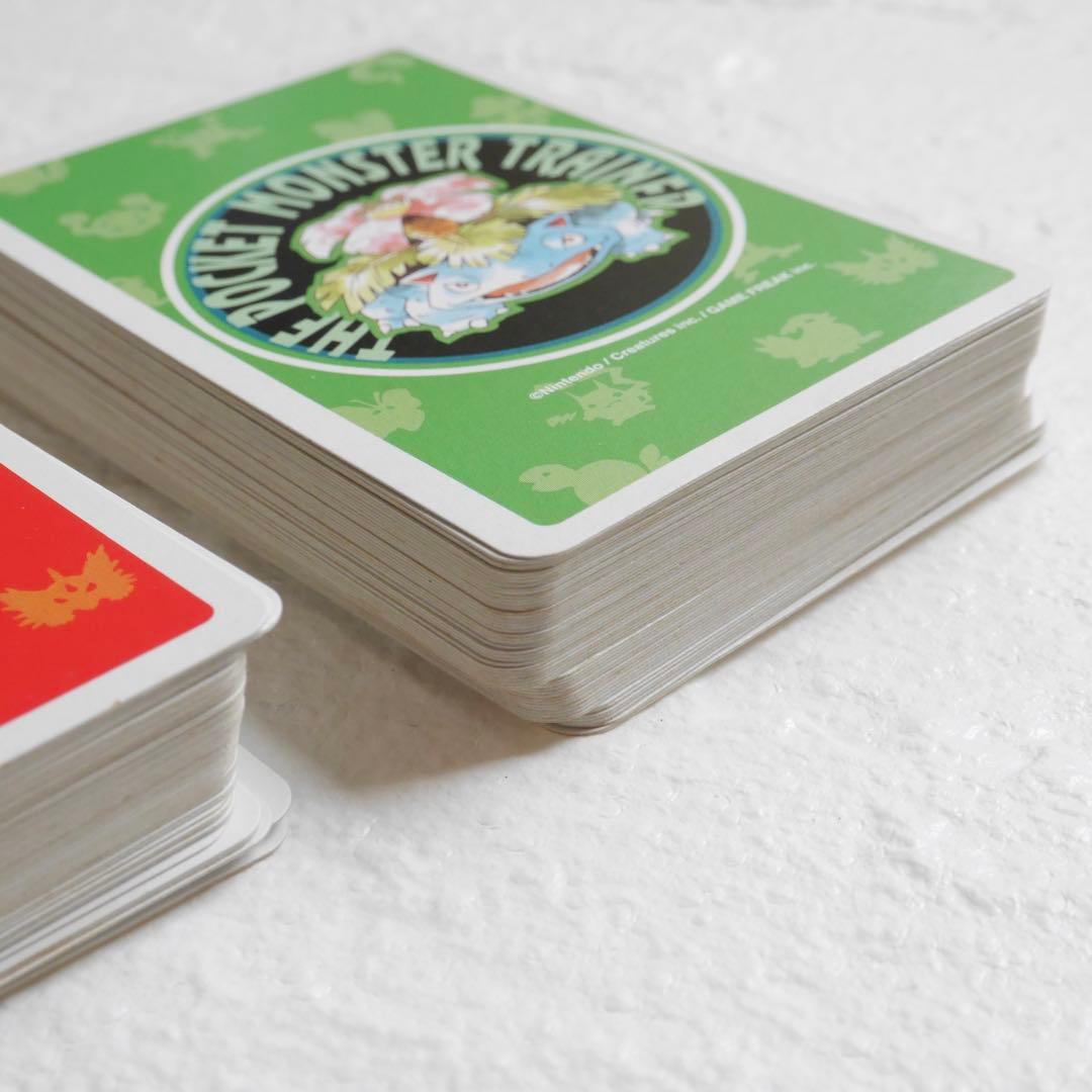 ポケモン　トランプ　赤 緑　ポケットモンスター　任天堂　当時物　初期　1996年