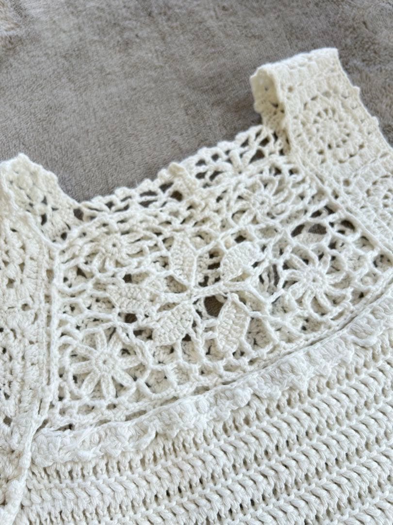 トップス marno Chloe knit tops white