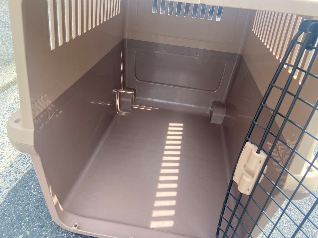 ベージュ犬用ケージ キャリー Richell XL 大型犬