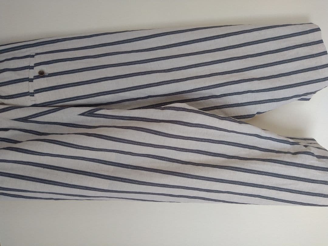アトリエナルセcotton linen gaucho pants ～stripe