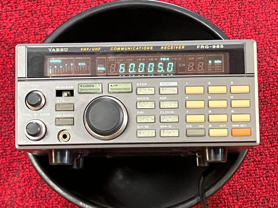 動作確認済み YAESU FRG-965通信型 広帯域受信機＆FC-965