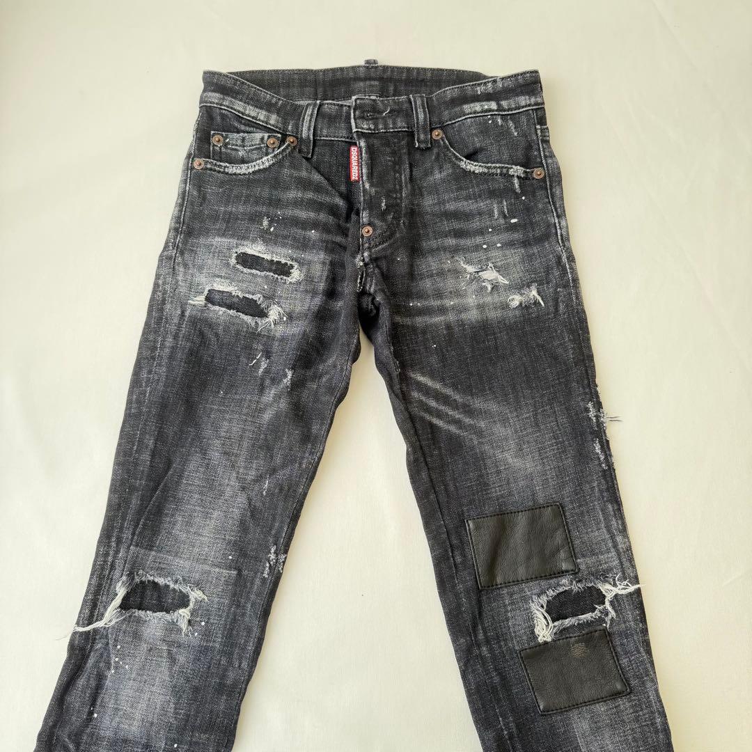 送料込み！ディースク キッズ 10Y ブラックデニム