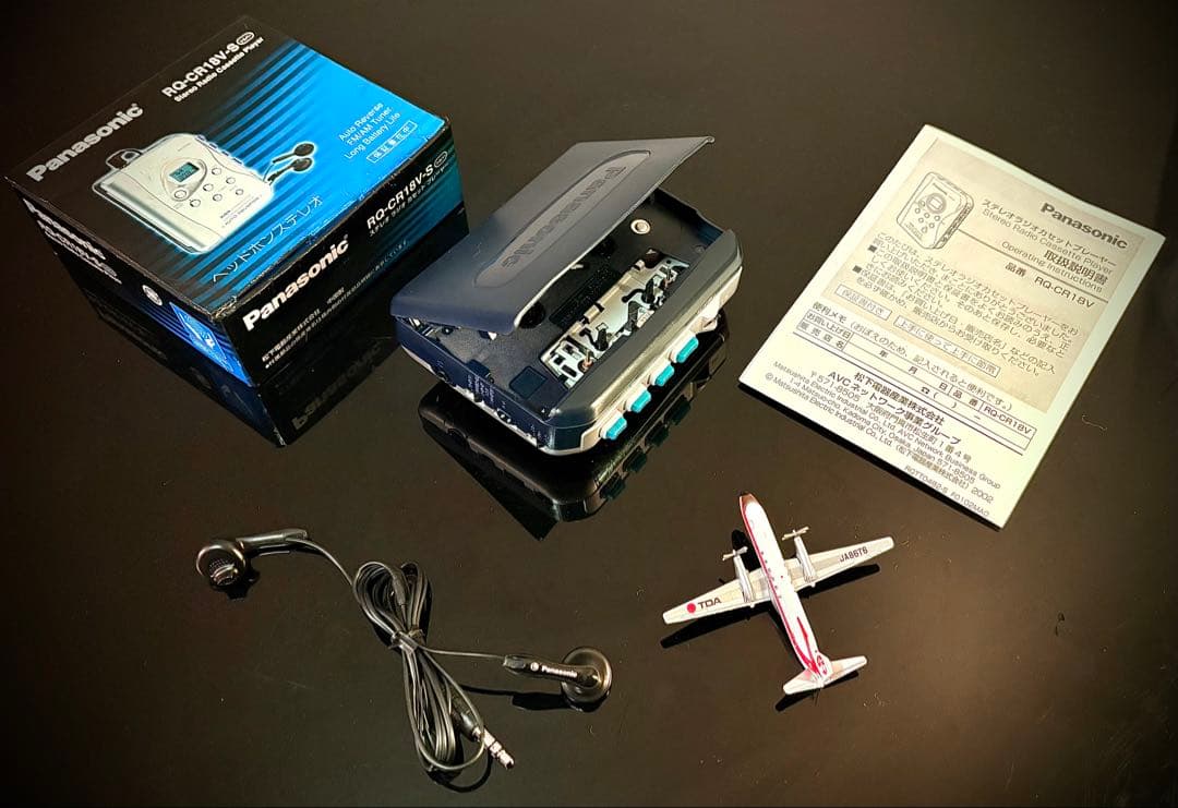 カセットプレーヤーPanasonic RQ-CR18V「 整備済み、完動超美品」