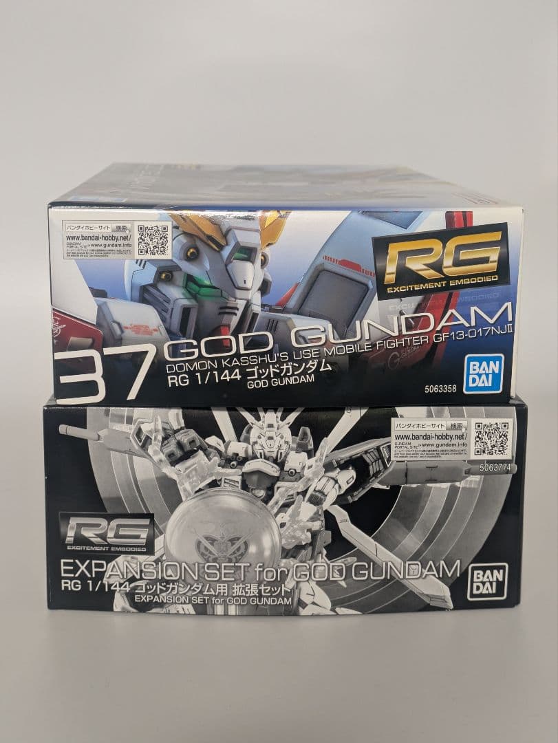 RG ゴッドガンダム＆エフェクトキット セット