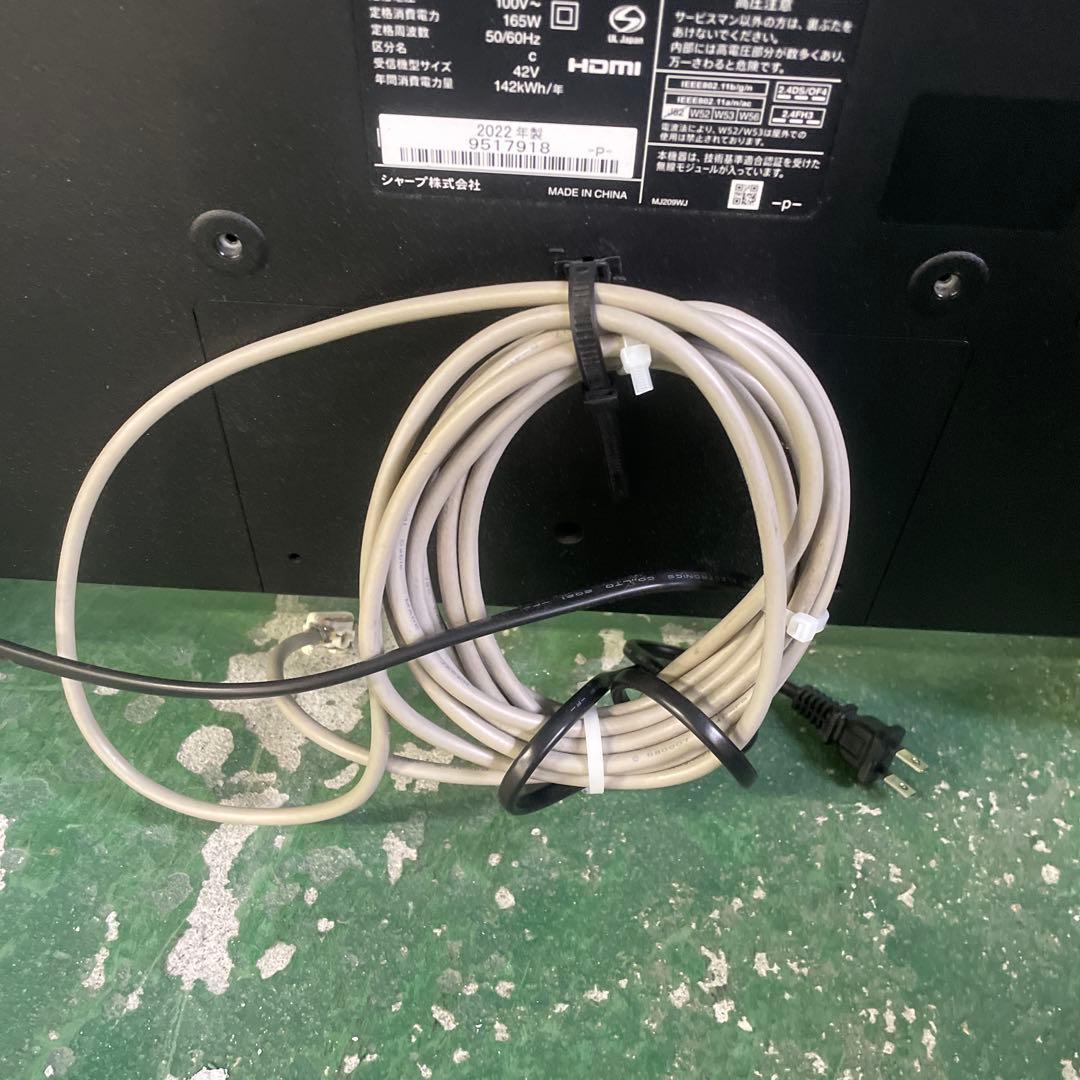 ★SHARP シャープ 液晶テレビ 4T-C42DJ1 42型 2022年製格安