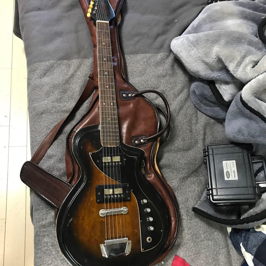 古いエレキギター　詳細不明