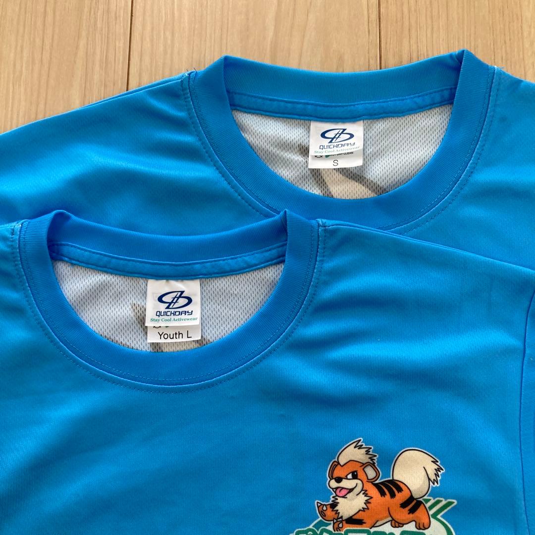 【2着セット】ポケモンラン ガーディTシャツ Sサイズ・YouthLサイズ