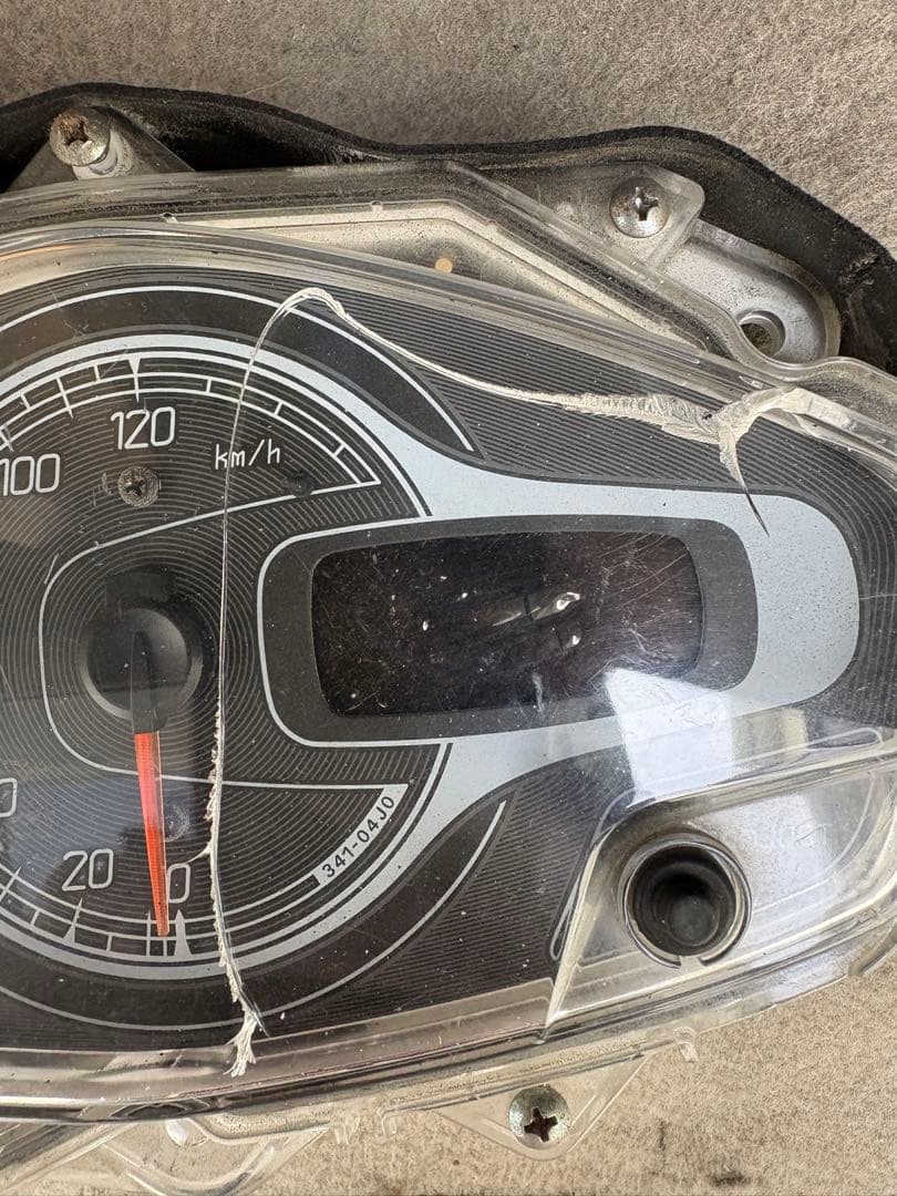 アドレスv125s スピードメーター 120 km/h