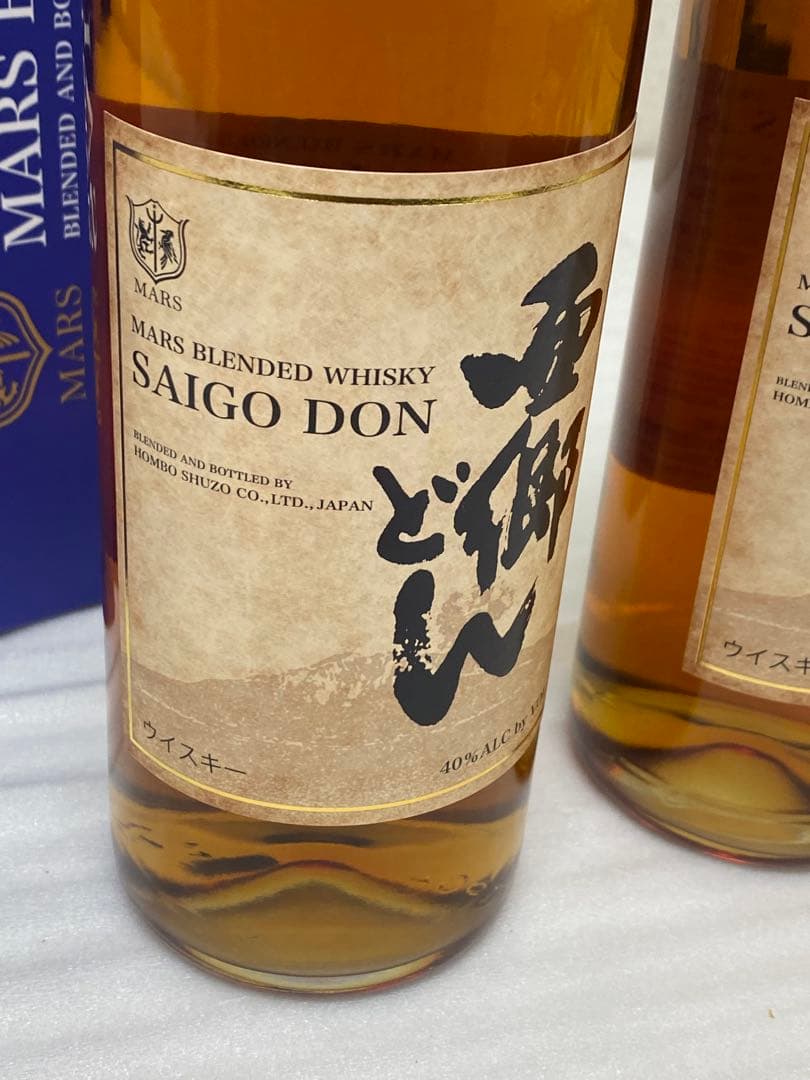 3-3221 マルスウイスキー 西郷どん SAIGO DON 700ml 2本