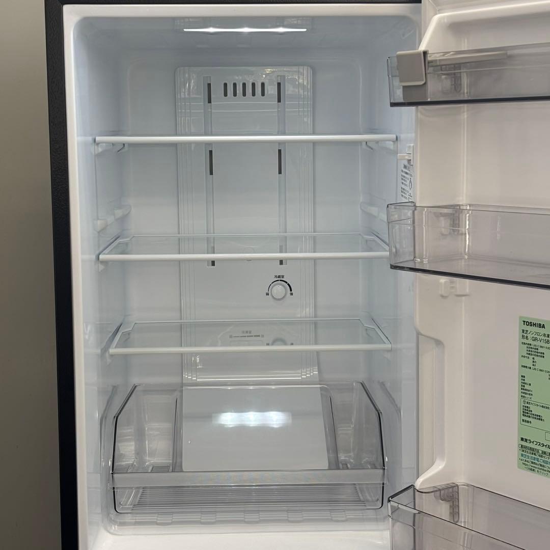 ♪送料込！設置対応◎美品 東芝 2024年製 冷蔵庫 GR-V15BS(K)