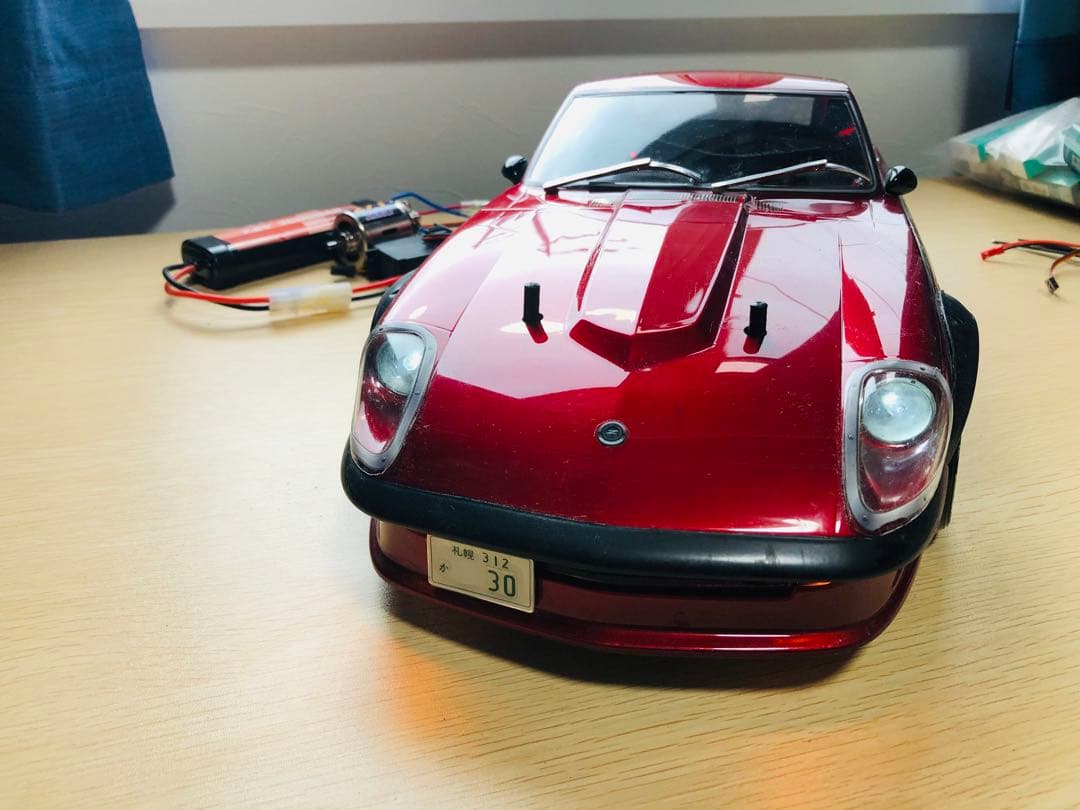 ラジコンボディ 日産フェアレディZ S30 レッド系