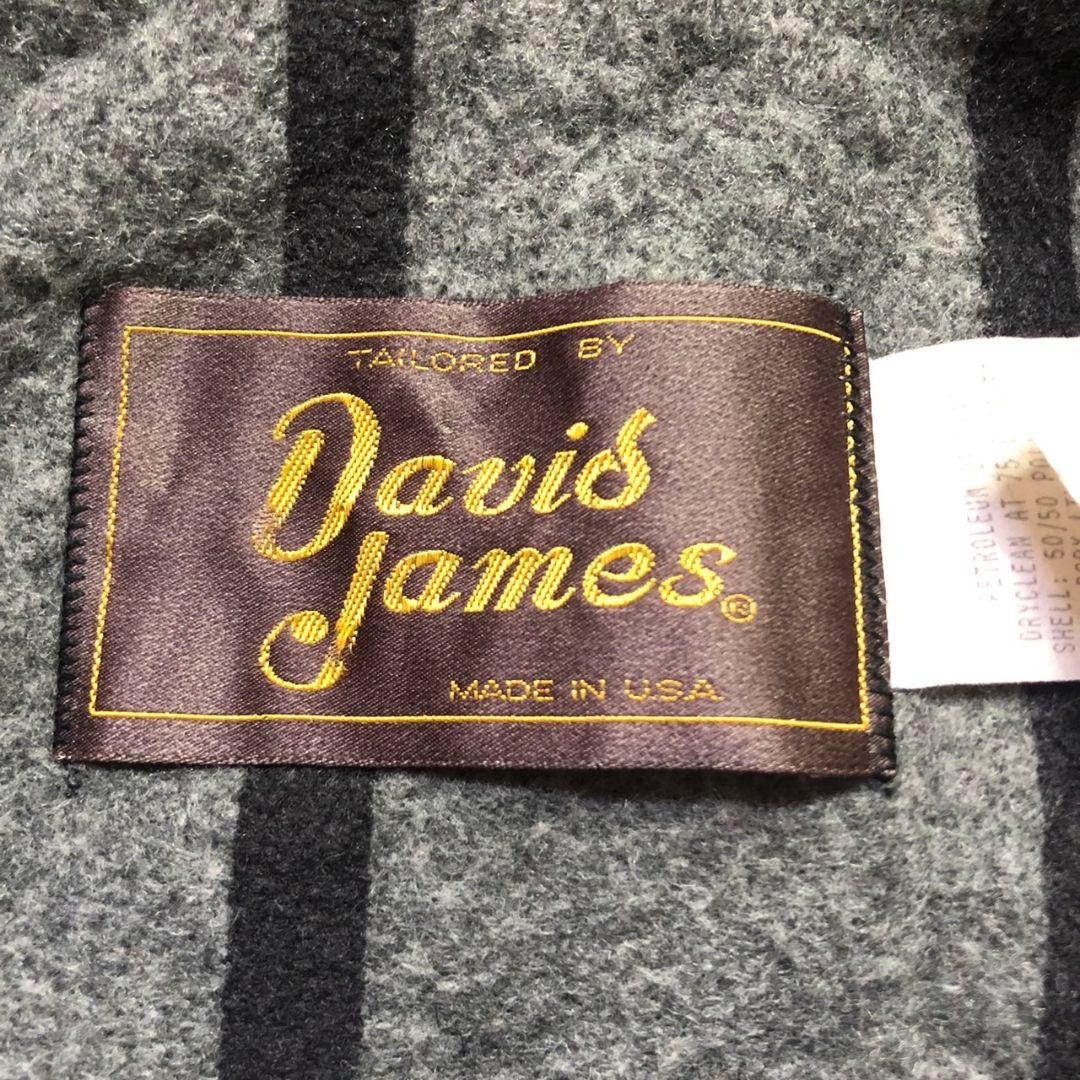 90sUSA製ネイティブ幾何学リブ切り替えダービージャケット型ブルゾンダック生地