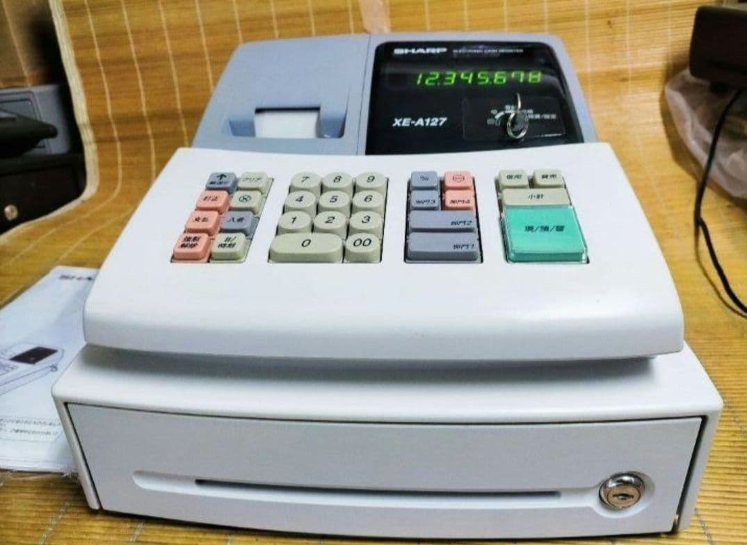 シャープレジスター　XE-A127　簡単便利特殊　送料込　7210531