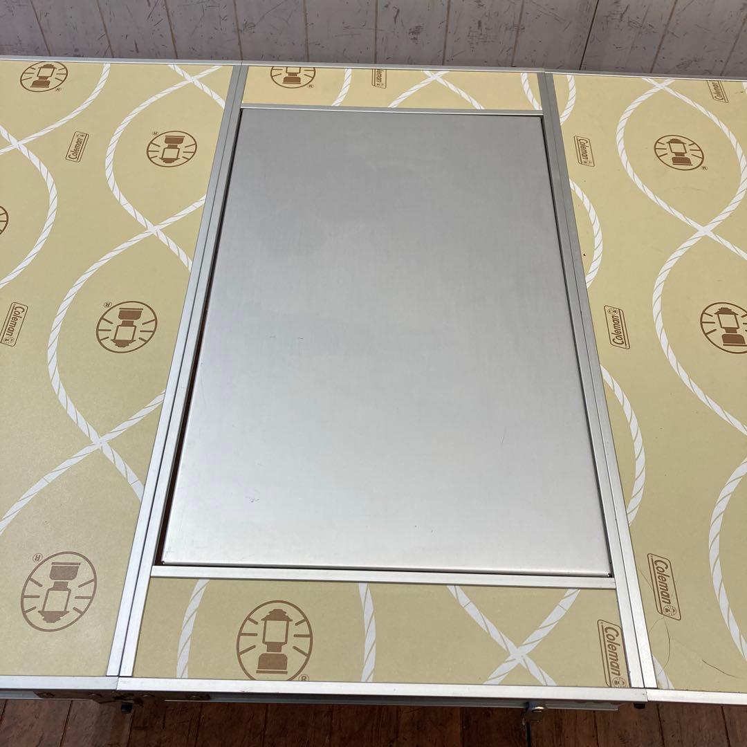 コールマン アウトドアテーブル グリルラック バーベキュー スリム 三つ折り