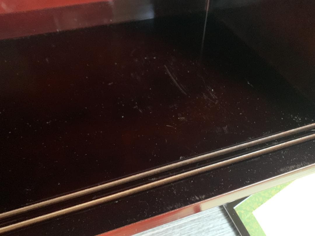 溜塗 紹鴎棚 組立式 茶道具 紙箱入 774