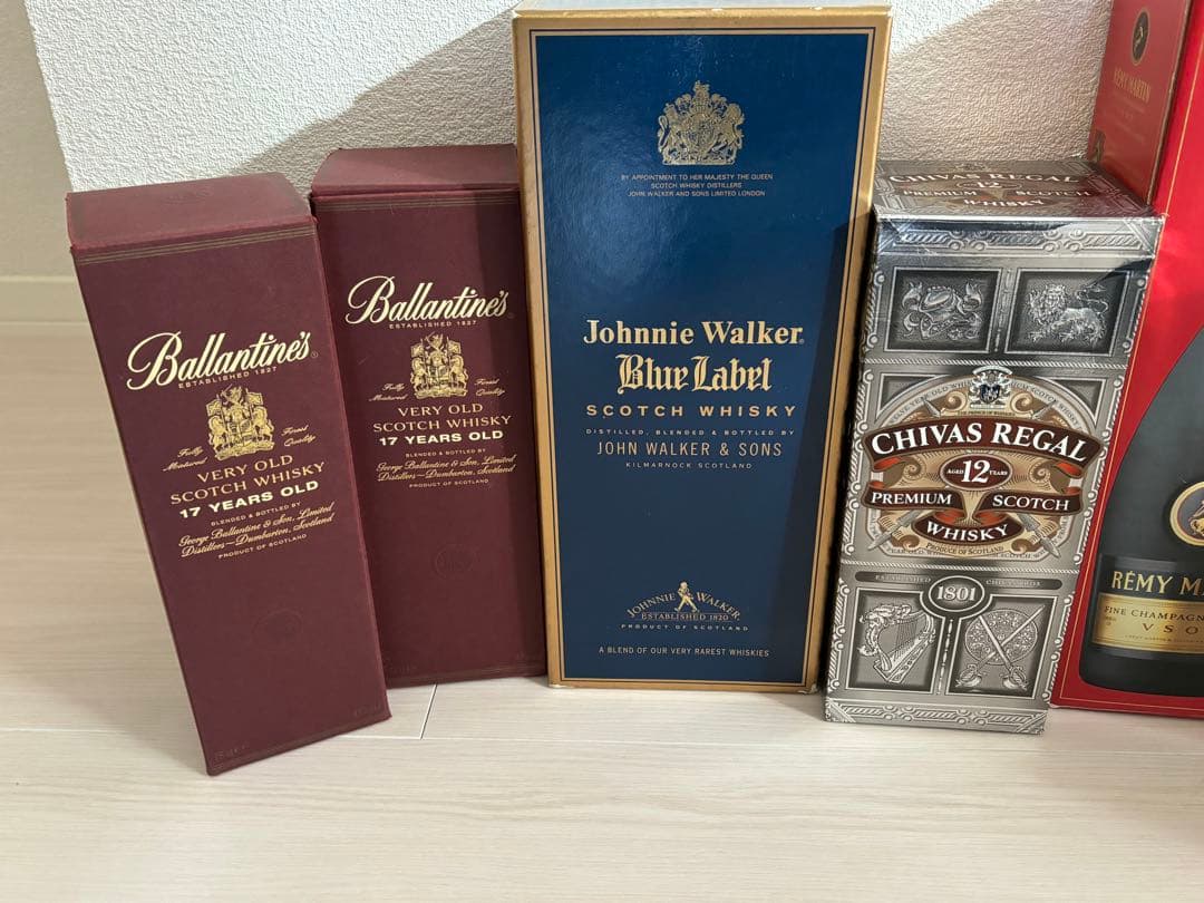 【未開封】ジョニーウォッカーバランタインレミーマルタン百年の孤独シーバスリーガル