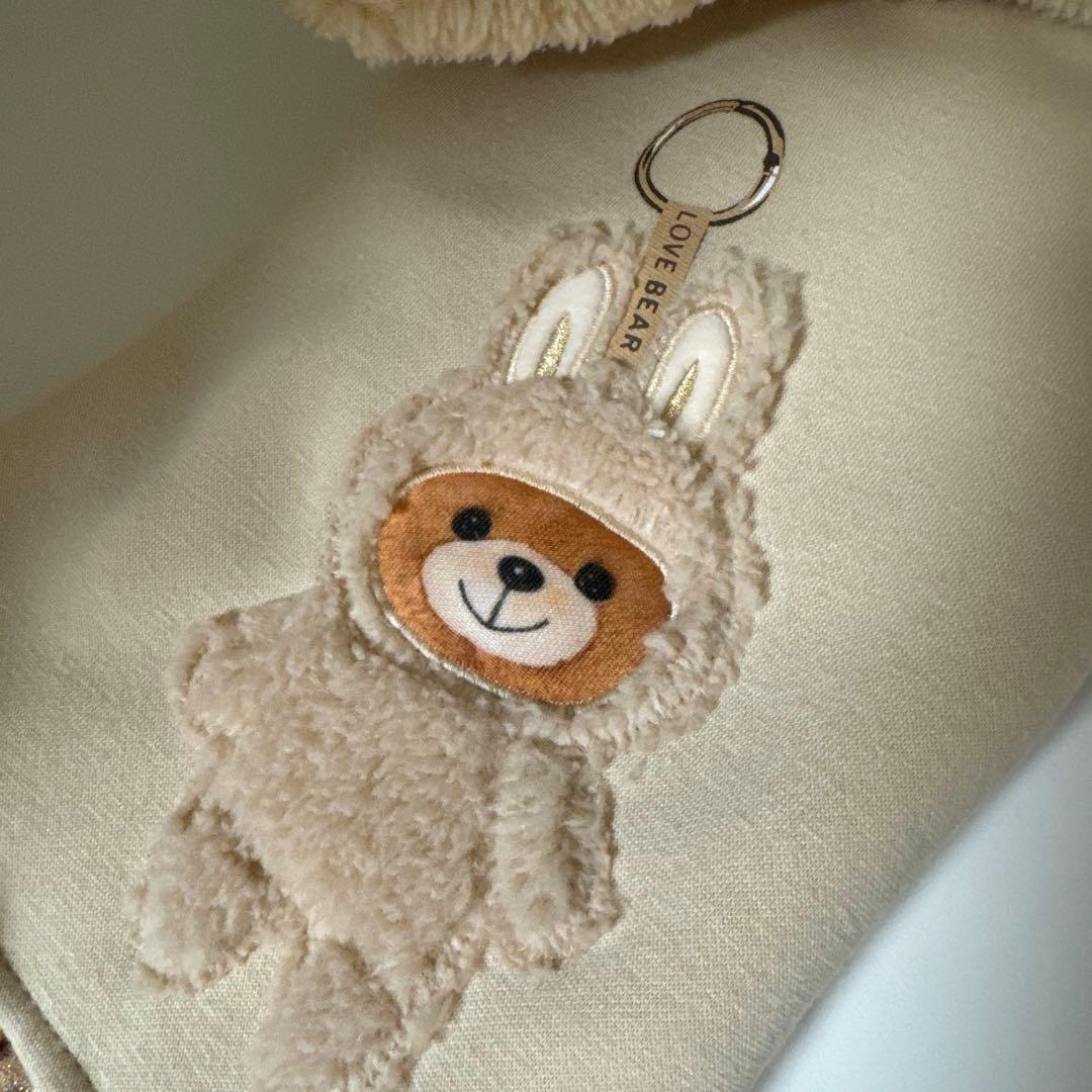 LOVE BEAR ウサギ耳付き犬服