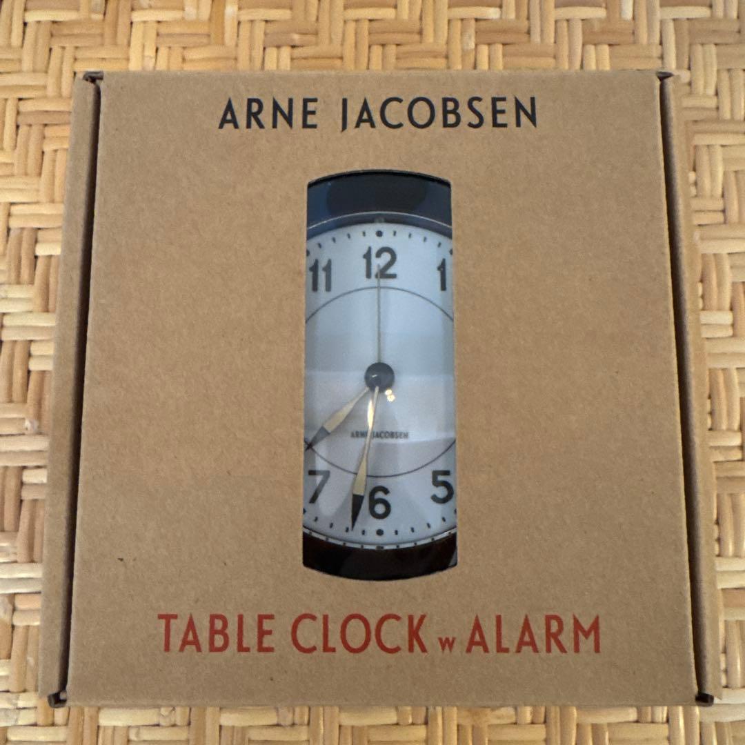 AJテーブルクロック バーガンディ