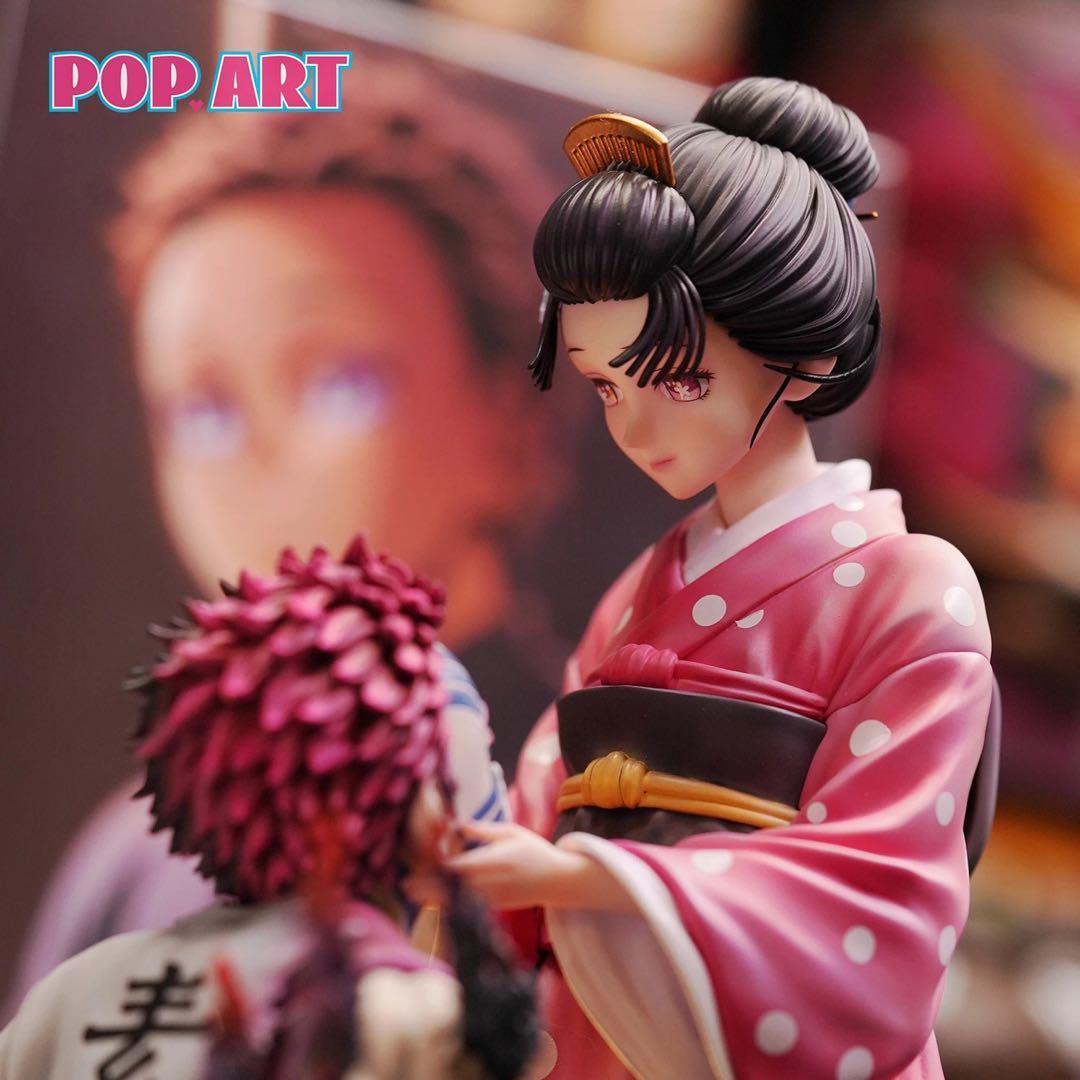 鬼滅の刃 猗窩座 恋雪 フィギュア ガレージキット