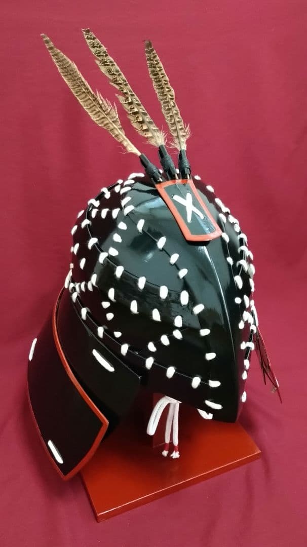 受注専用　衝角付冑　顎紐付き