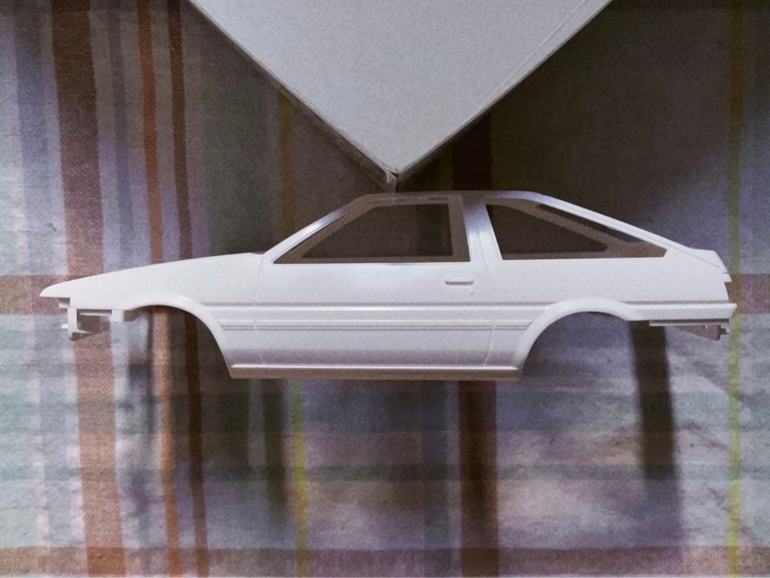 アオシマ 頭文字D 1/24 AE86 トレノ w/藤原拓海フィギュア