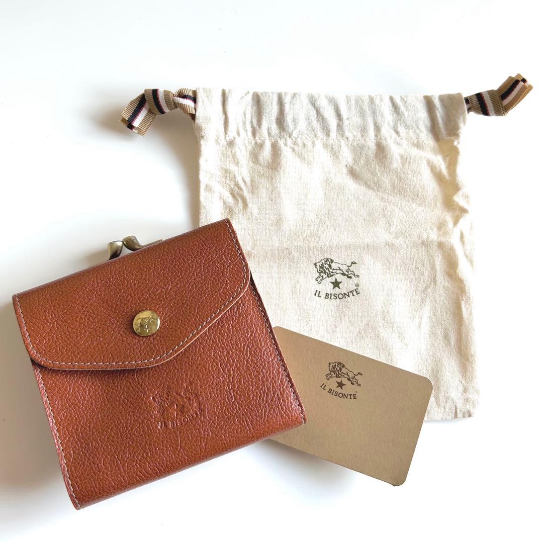 IL BISONTE イルビゾンテ 二つ折り財布 折財布 がま口