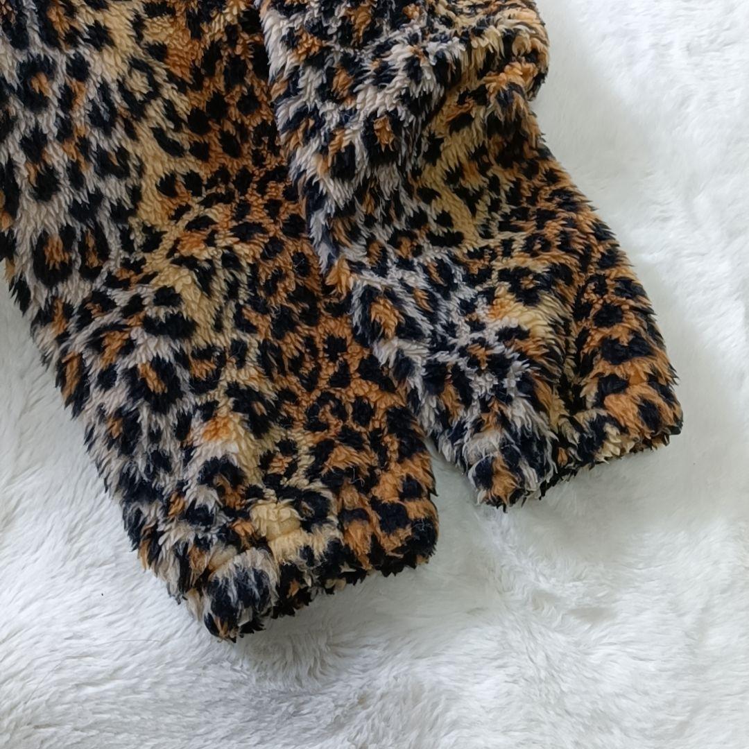 希少✨スタイルアイズ レオパード ファー ジップパーカー 東洋エンタープライズМ