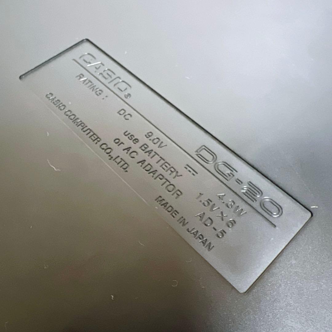 【美品・動作品】CASIO DG-20 デジタルギター　カシオ　シンセギター
