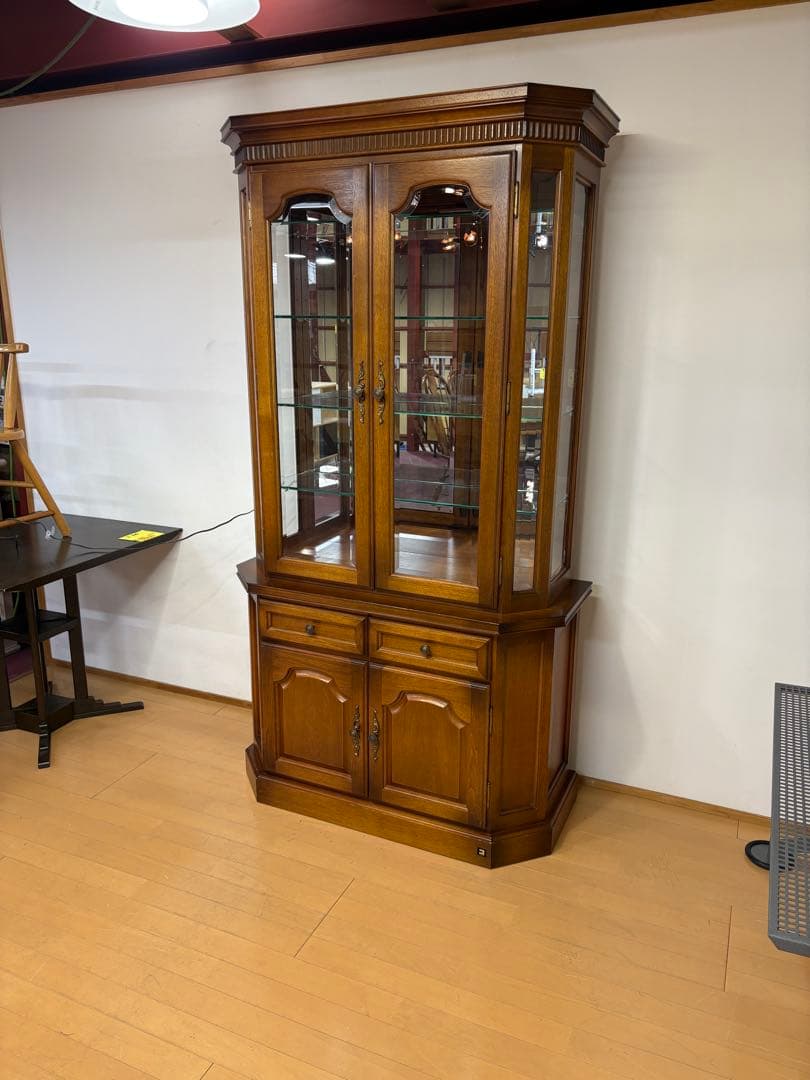 キュリオケース　コスガ　リージェントハウスシリーズ　カップボード　アンティーク