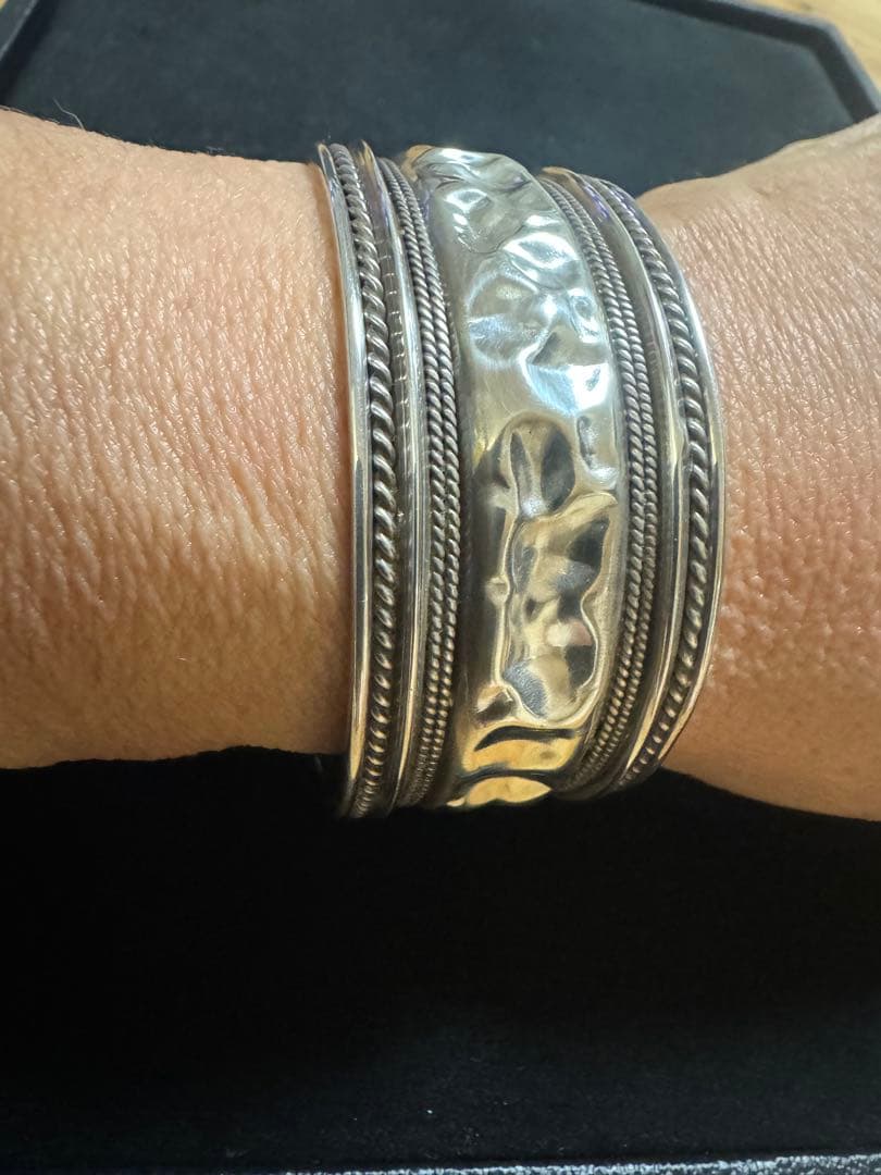 ⭐️よしとん⭐️限定SALEシルバー925バングル#46.9g⭐️⭐️