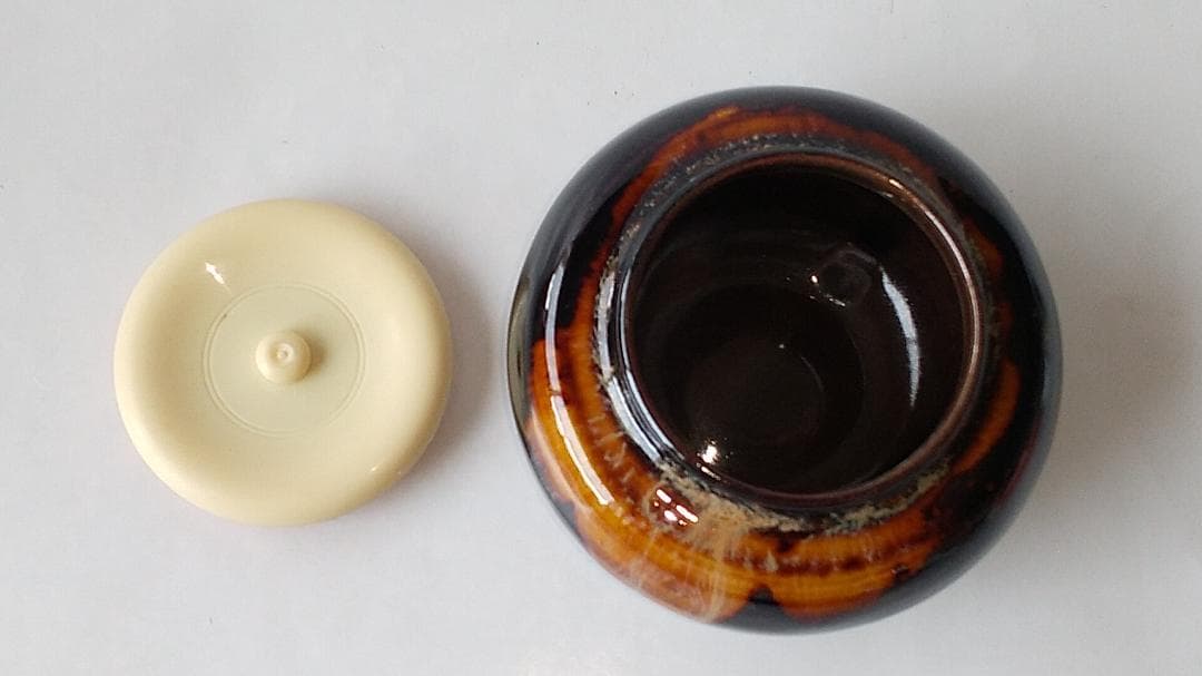 桶谷定一 大海茶入 仕覆 三重欅宝尽 茶道具 共箱 茶入 新品 未使用 保管品