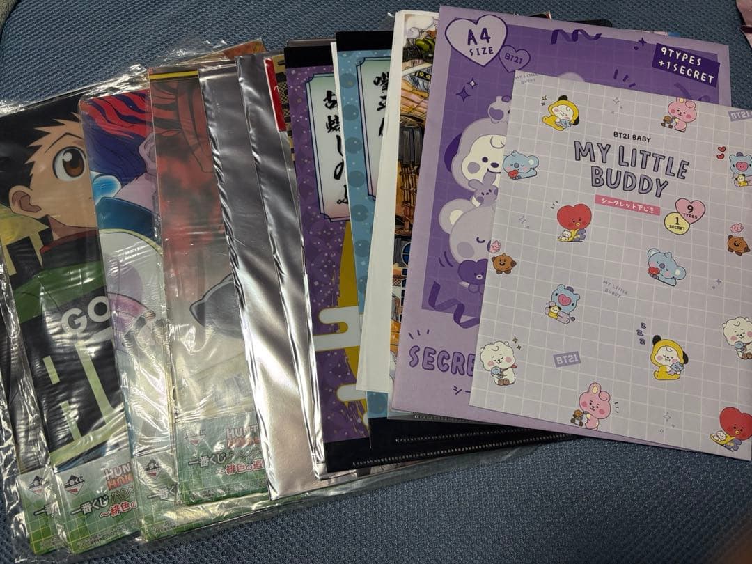 142枚セット アニメ クリアファイル まとめ売り！激安！ ダンボール発送