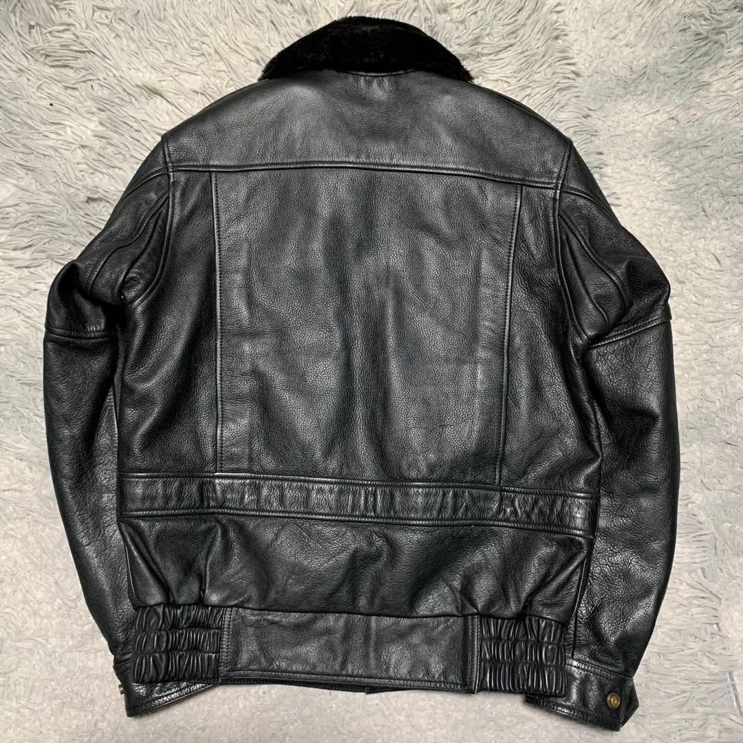 美品 KADOYA カドヤ レザージャケット G-1 バイクウェア ライナー