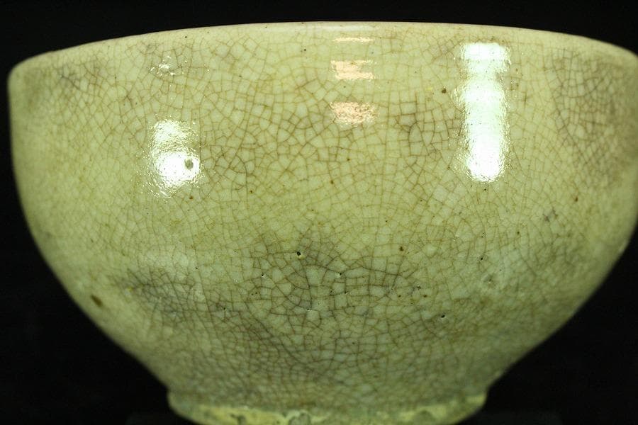 茶道具 古萩 茶碗 仕服 時代物(K-XA816)