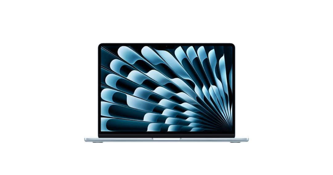 13インチMacBookAir16GBメモリー256GBストレージ スカイブルー