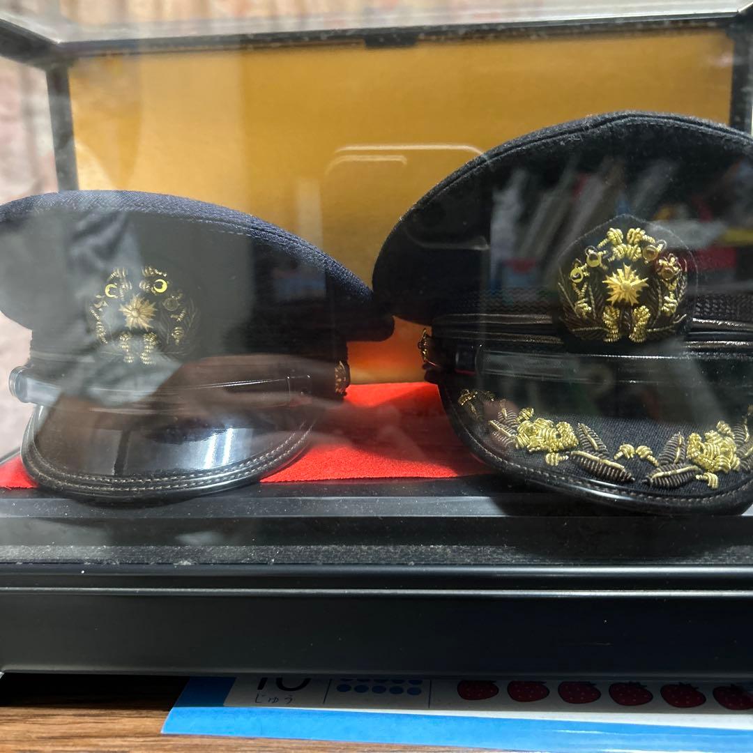 警察レプリカミニチュア帽子　鑑賞用