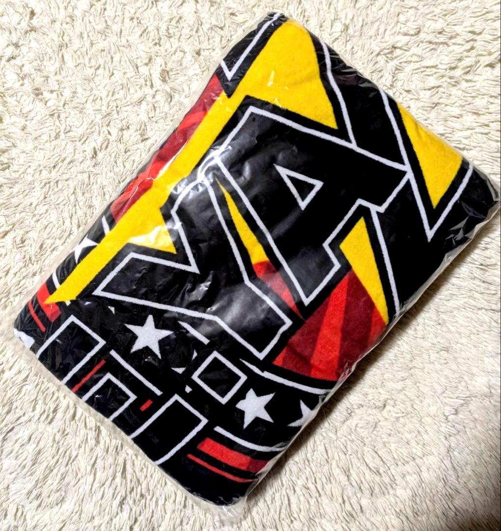 矢沢永吉SBTスペシャルビーチタオル　ミュージシャンタオル 星柄 ストライプ