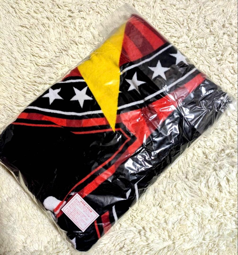 矢沢永吉SBTスペシャルビーチタオル　ミュージシャンタオル 星柄 ストライプ