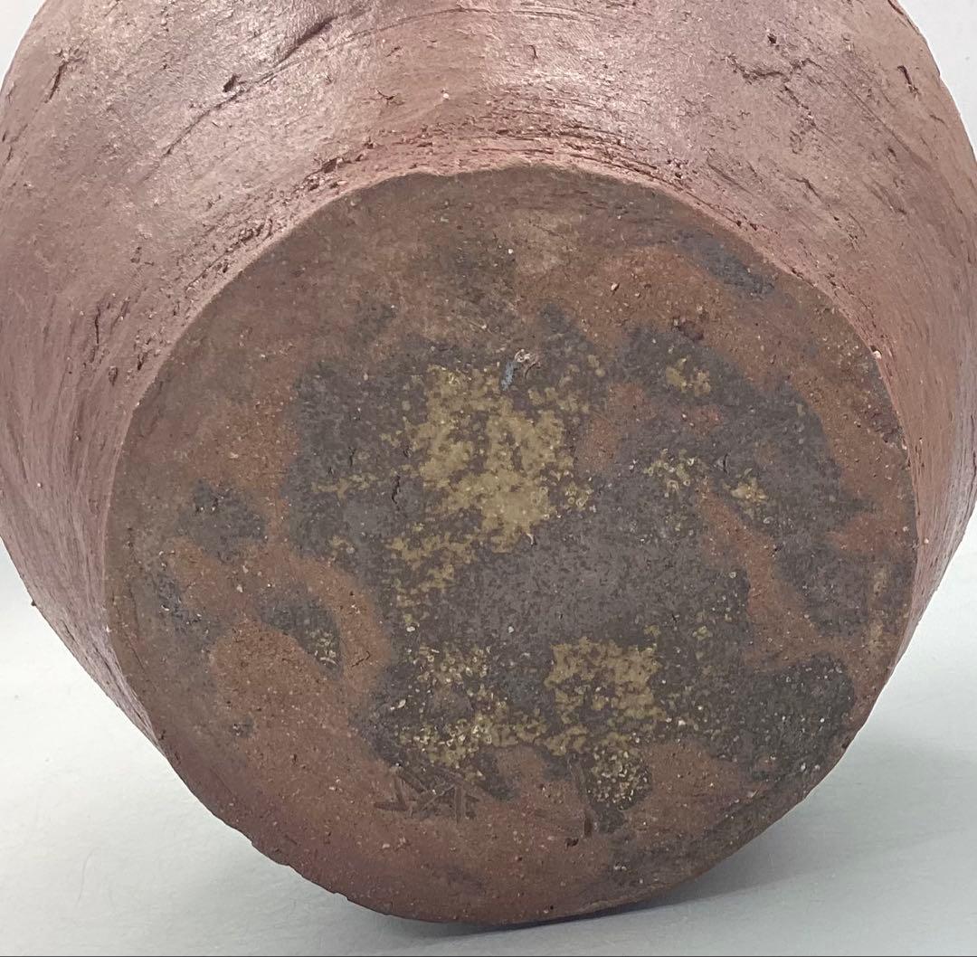 kk KK❣️ ★ 時代　アンティック　備前焼紐造り蹲壷　桐箱　★