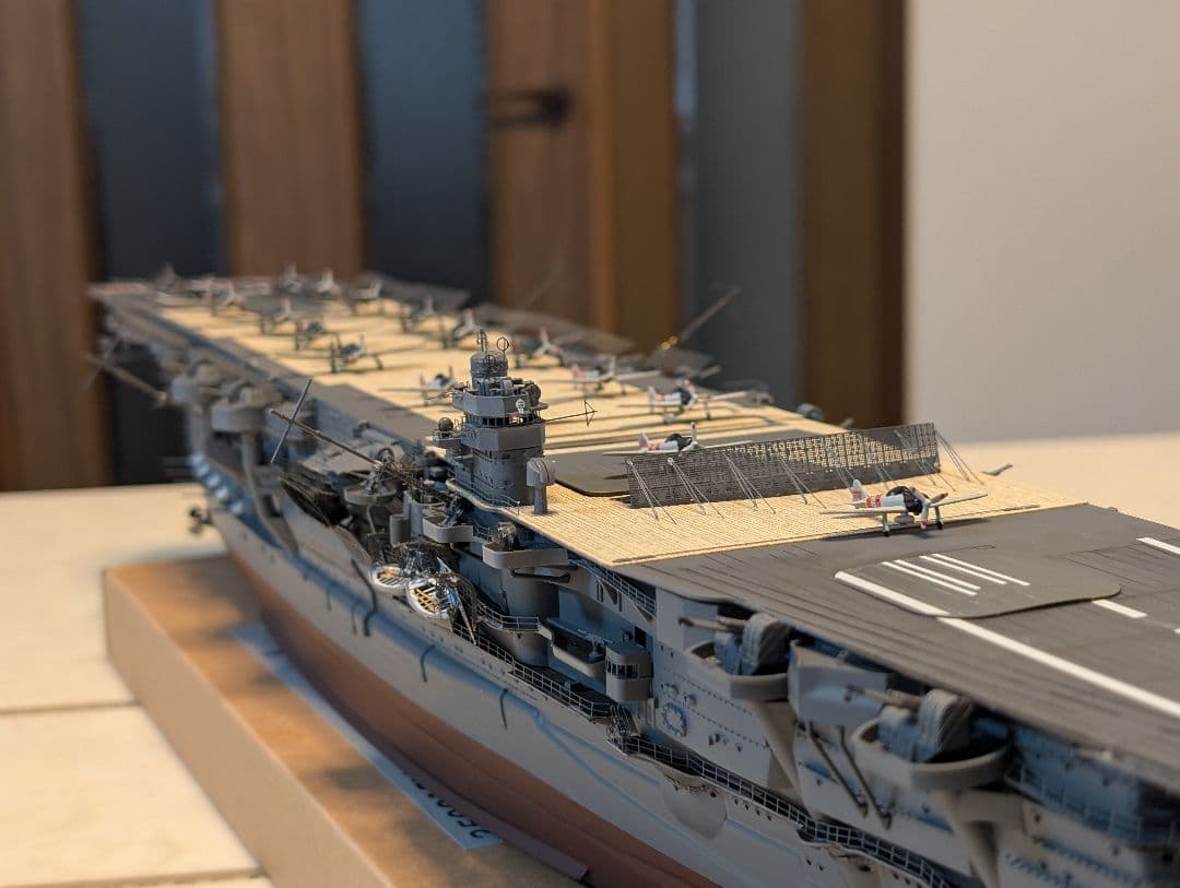 旧 日本海軍 航空母艦　加賀　1/350スケール完成品