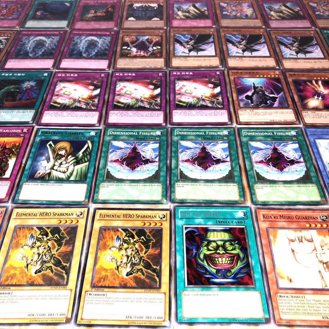 遊戯王 海外版のみ 大量まとめ売り ノーマル/字レア　約45000枚 引退品