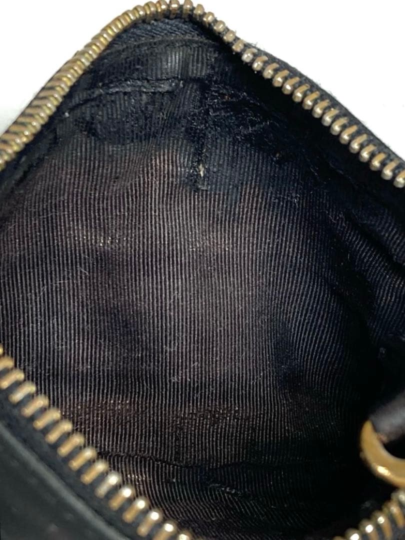 シャネル　チョコバー　レザー　キーリング付き　ケース　カードケース　訳あり